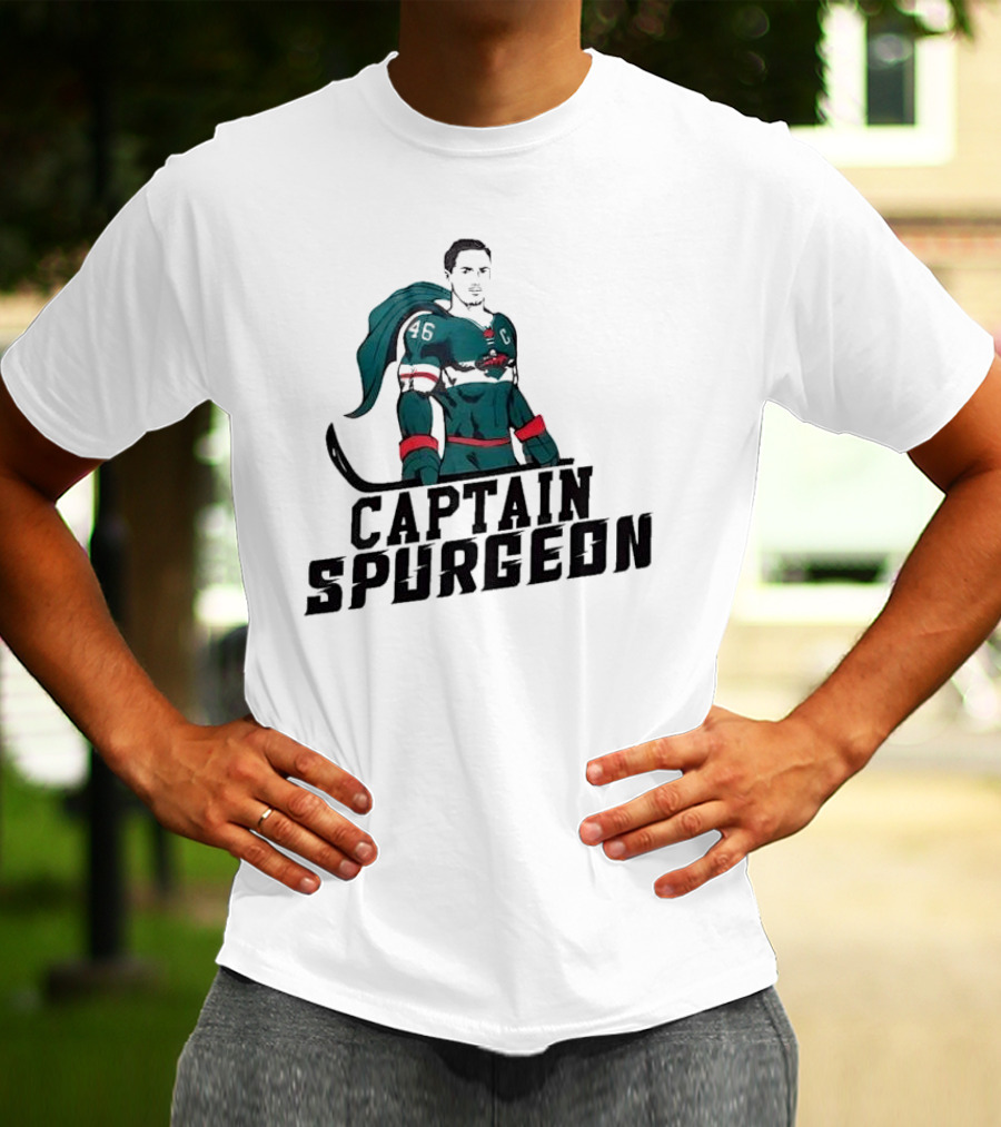 Captain Spurgeon 46 Hockey Superhero T-Shirt