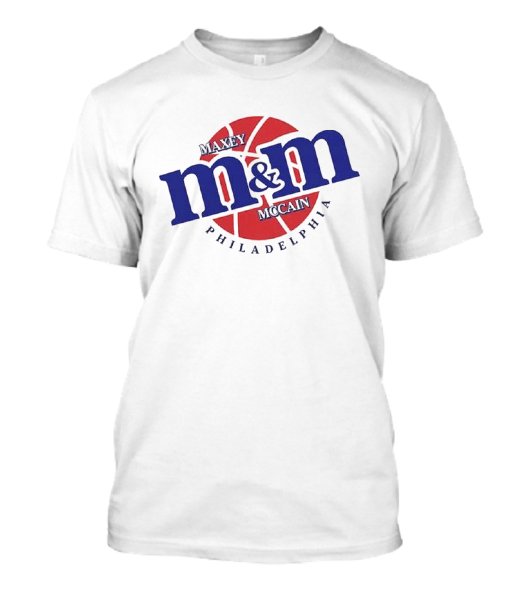 Maxey Mccain M&M Basketball Philadelphia T-Shirt