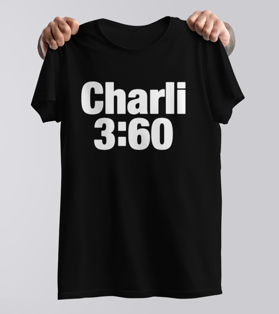 Charli 3:60 Black T-Shirt