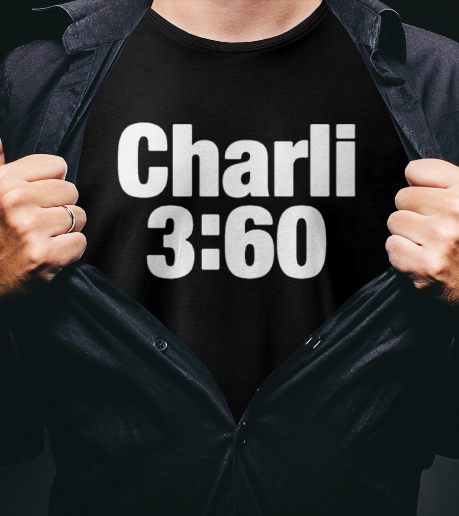 Charli 3:60 Black T-Shirt