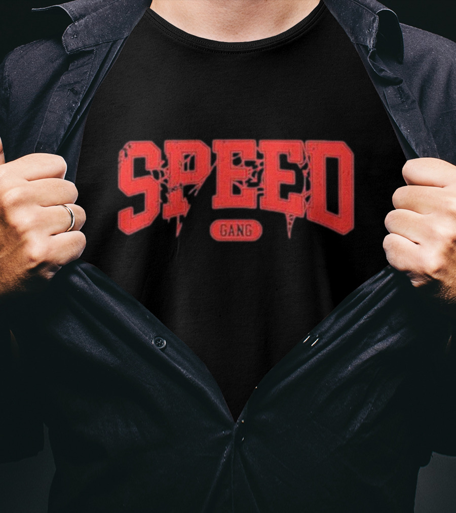 Speed Gang Spider Letters T-Shirt