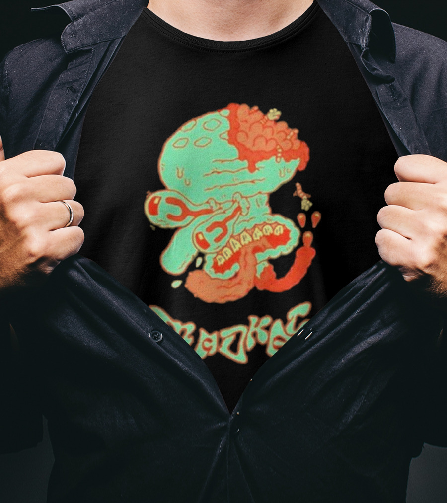 Madkat Ewww Calamardo Surreal Zombie Pop T-Shirt
