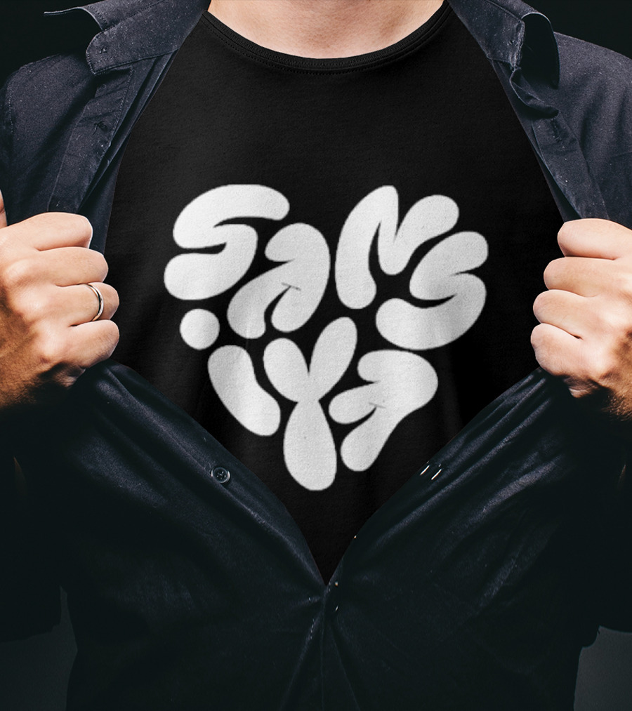 Thegrefg Saiyans Heart Logo Design Corazón Saiyans V.2 T-Shirt