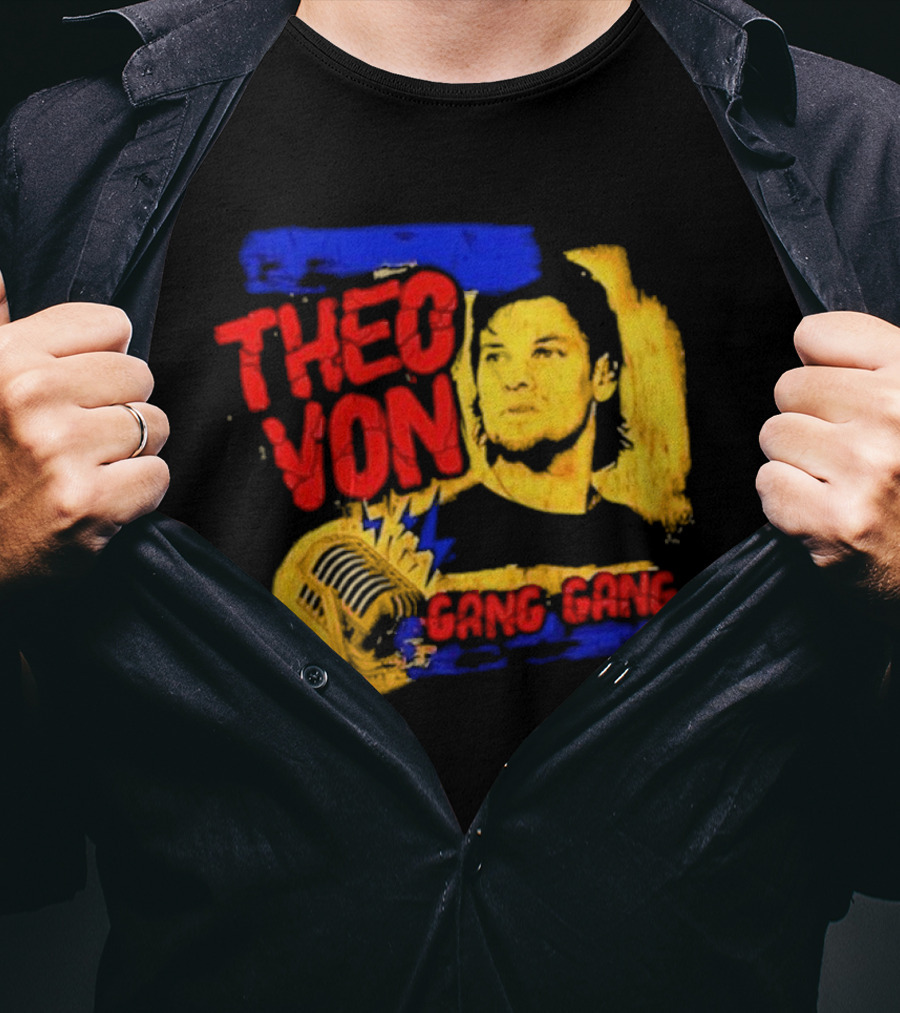Theo Von Gang Gang 90s Pepper Mic T-Shirt