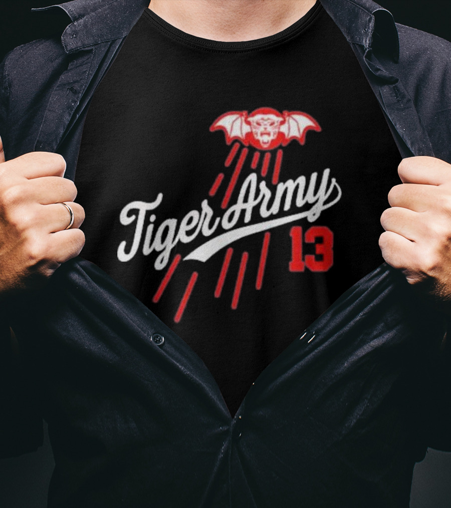 Tiger Army 13 Los Angeles Dodgers Never Die T-Shirt