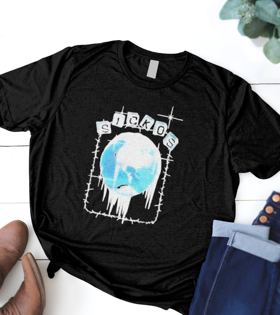 Sickos Ice World Frozen Barbed Wire T-Shirt