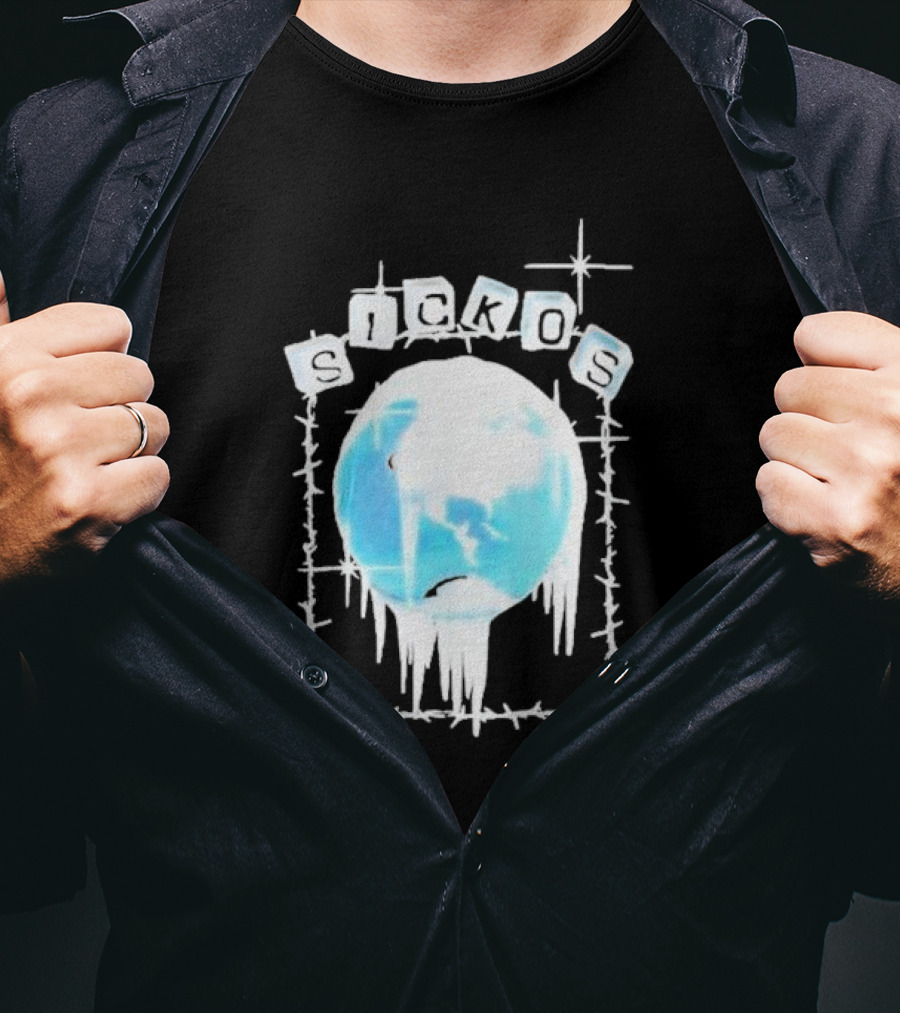 Sickos Ice World Frozen Barbed Wire T-Shirt