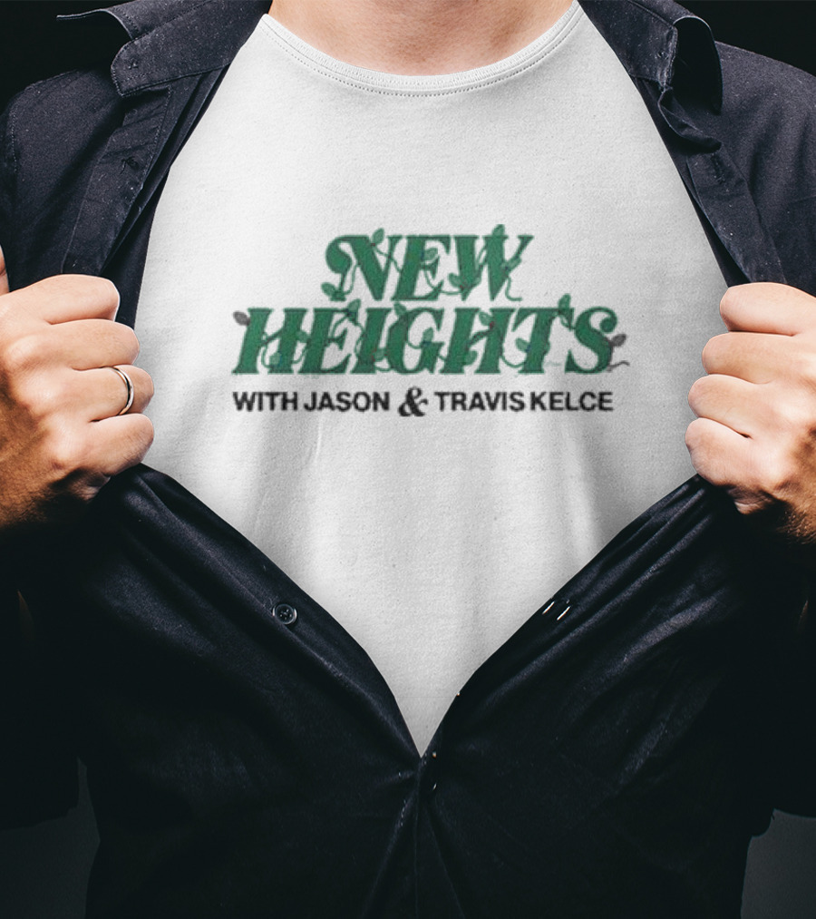New Heights Podcast Holiday Lights With Jason And Travis Kelce Christmas T-Shirt