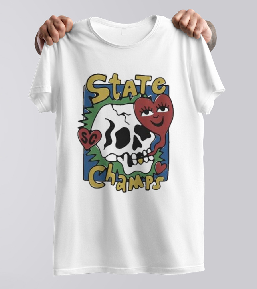 State Champs SC Skull Heart T-Shirt