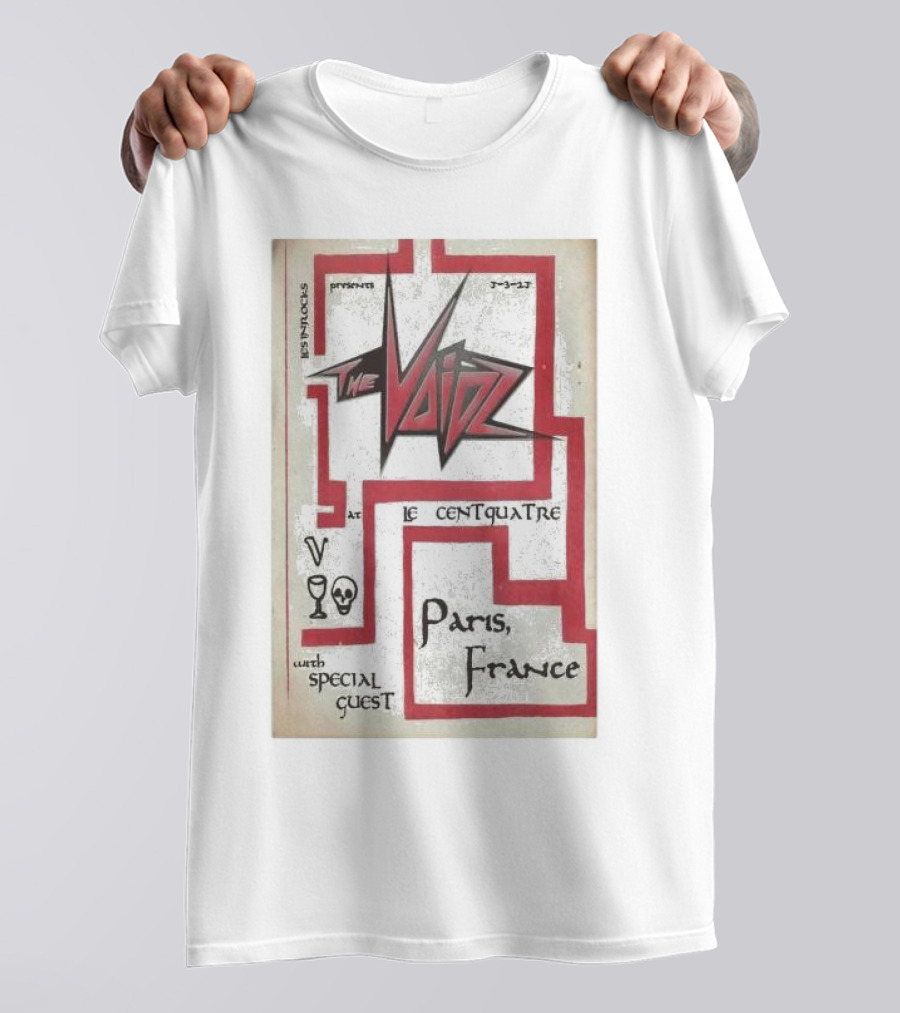 The Voidz Presents March 5 2025 Le Centquatre Paris France Special Guest T-Shirt