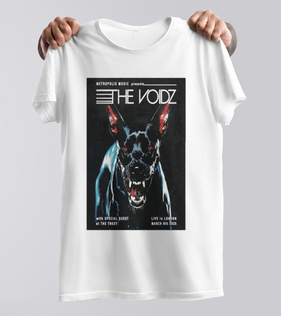 Metropolis Music Presents The Voidz Live In London At The Troxy March 8th 2025 Tour T-Shirt