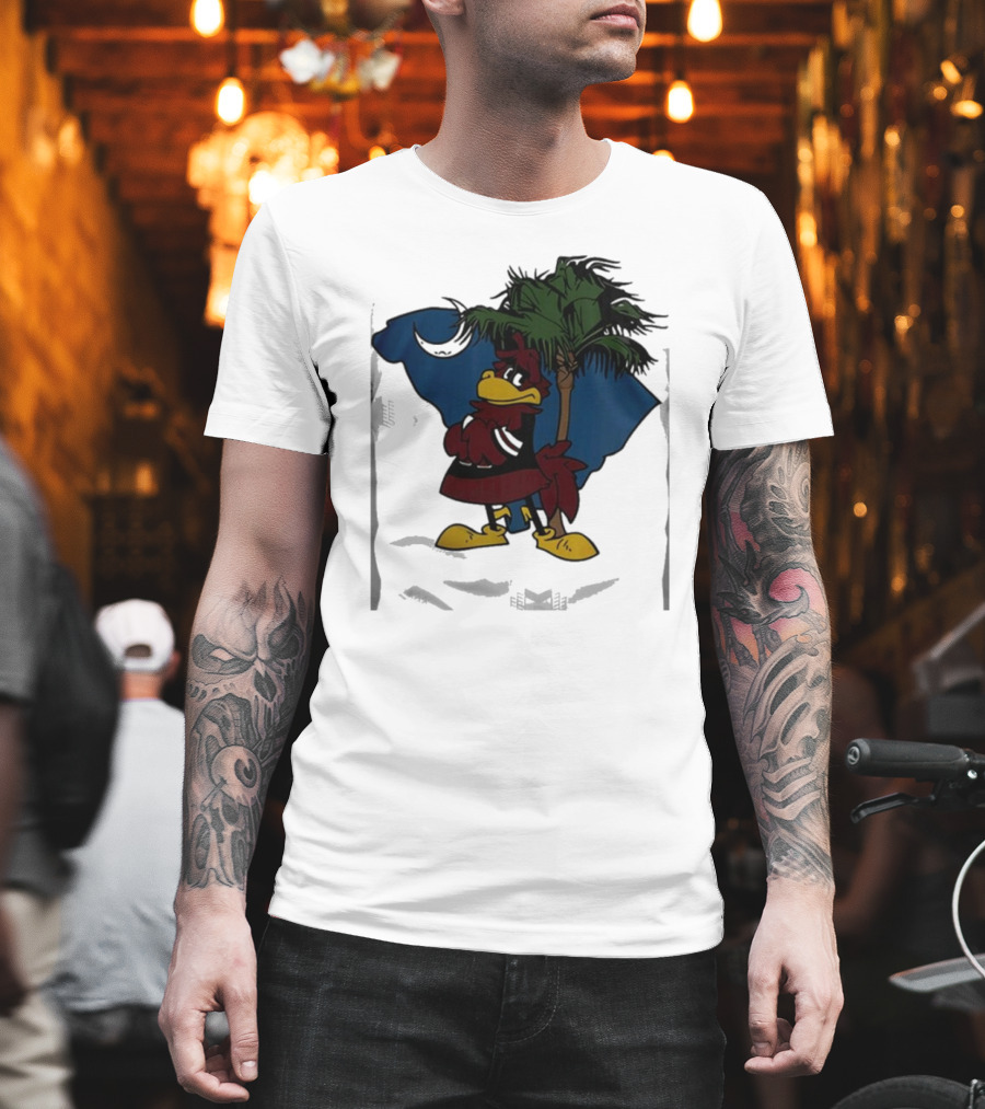 South Carolina Gamecocks Football Palmetto Moon Rooster T-Shirt