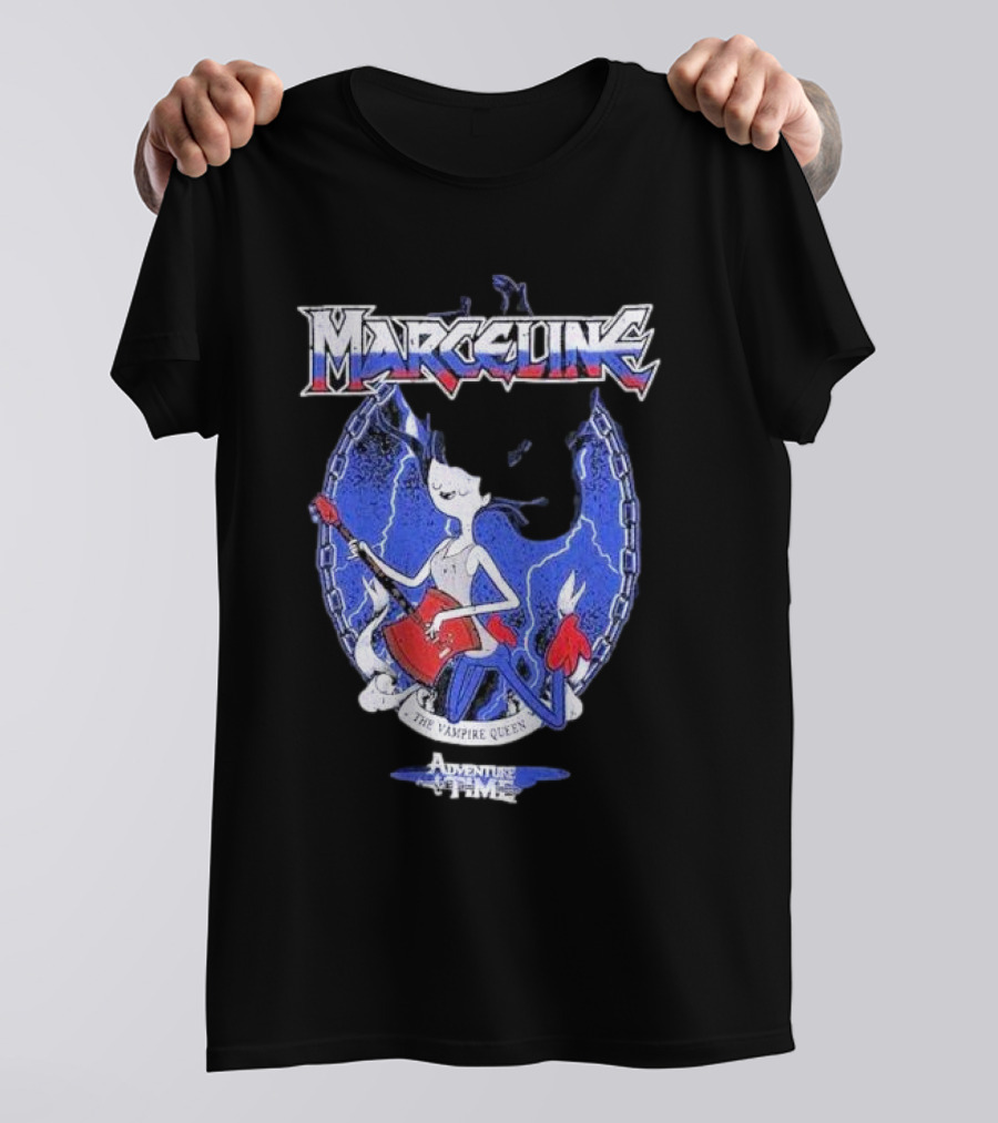 Marceline The Vampire Queen Adventure Time Metal Style Girls T-Shirt