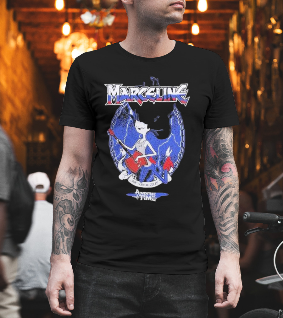 Marceline The Vampire Queen Adventure Time Metal Style Girls T-Shirt