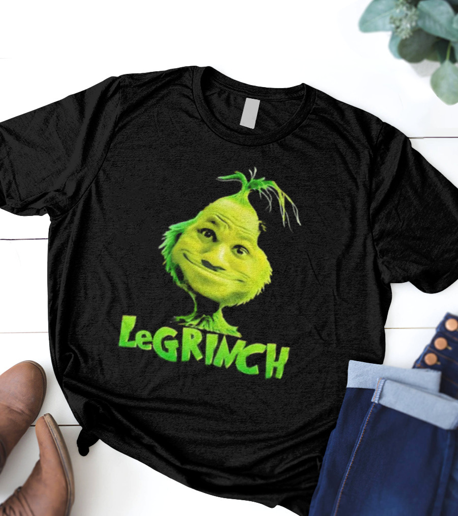Le Grinch Green Character With Playful Expression T-Shirt