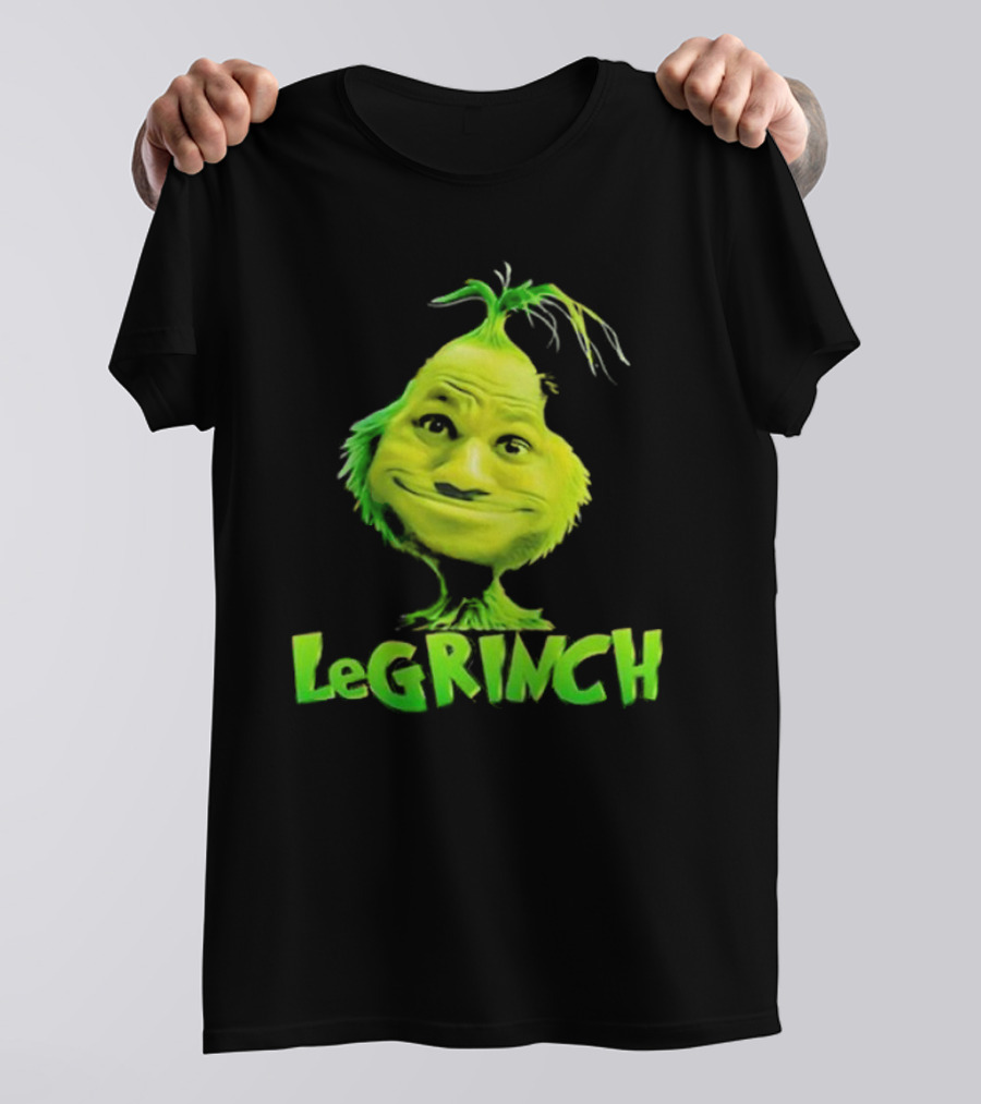 Le Grinch Green Character With Playful Expression T-Shirt