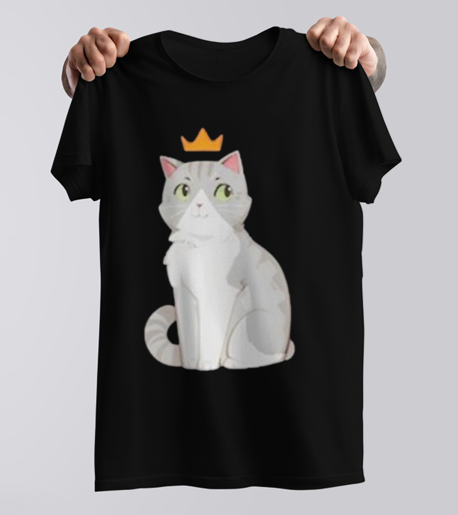 Goodtimeswithscar Jellie Cat With Crown T-Shirt