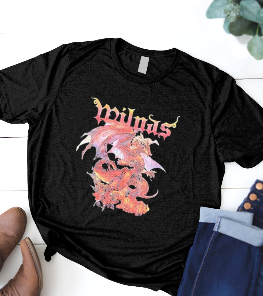 Wilnas Dragon Heavy Metal Fantasy T-Shirt