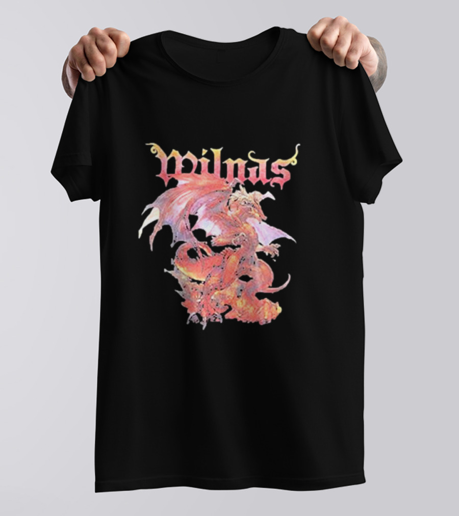 Wilnas Dragon Heavy Metal Fantasy T-Shirt