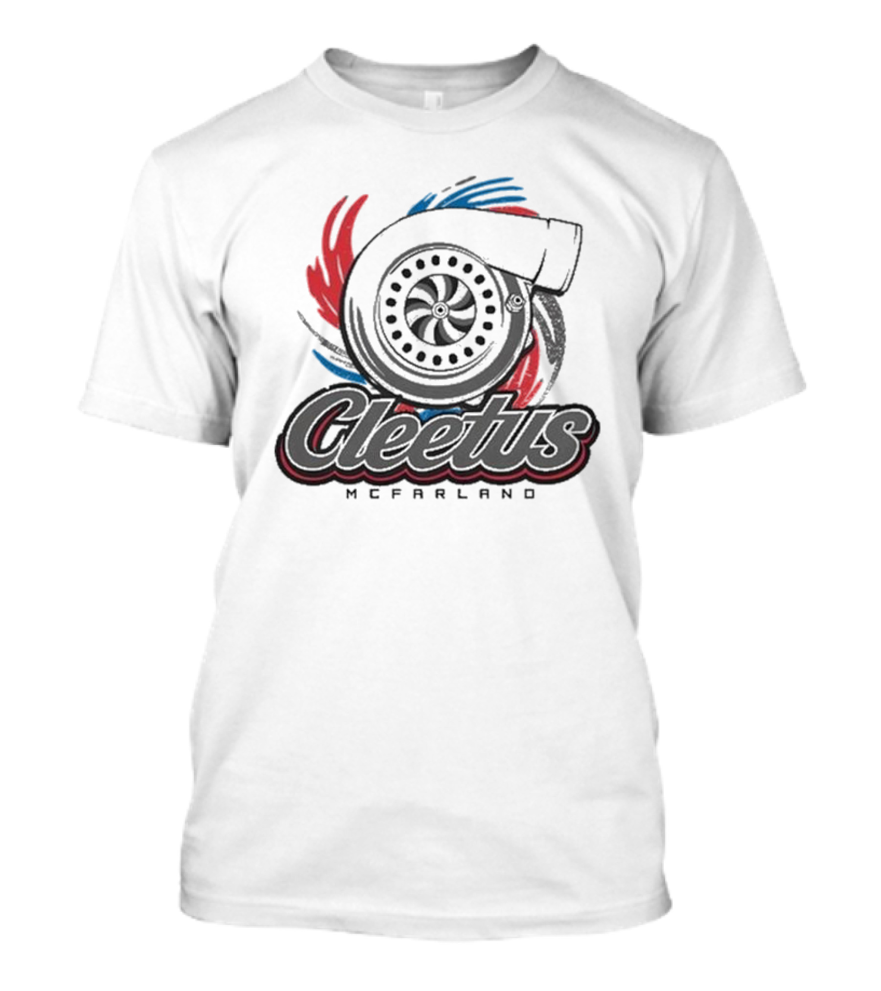 Cleetus Mcfarland Turbocharger Logo Cleetus Turbo T-Shirt