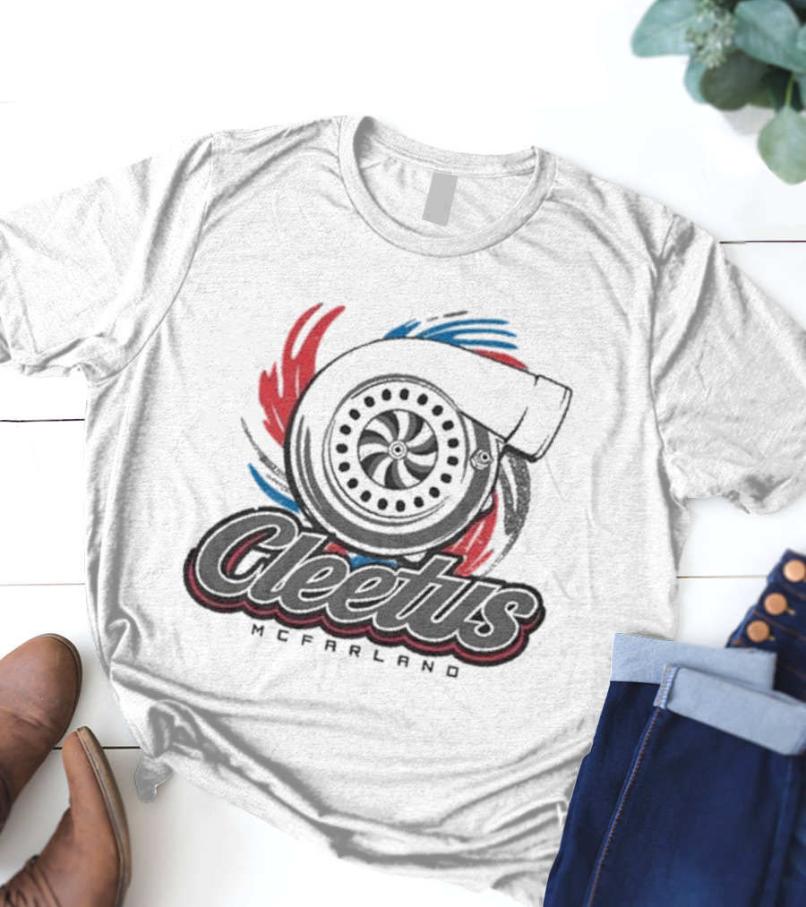 Cleetus Mcfarland Turbocharger Logo Cleetus Turbo T-Shirt