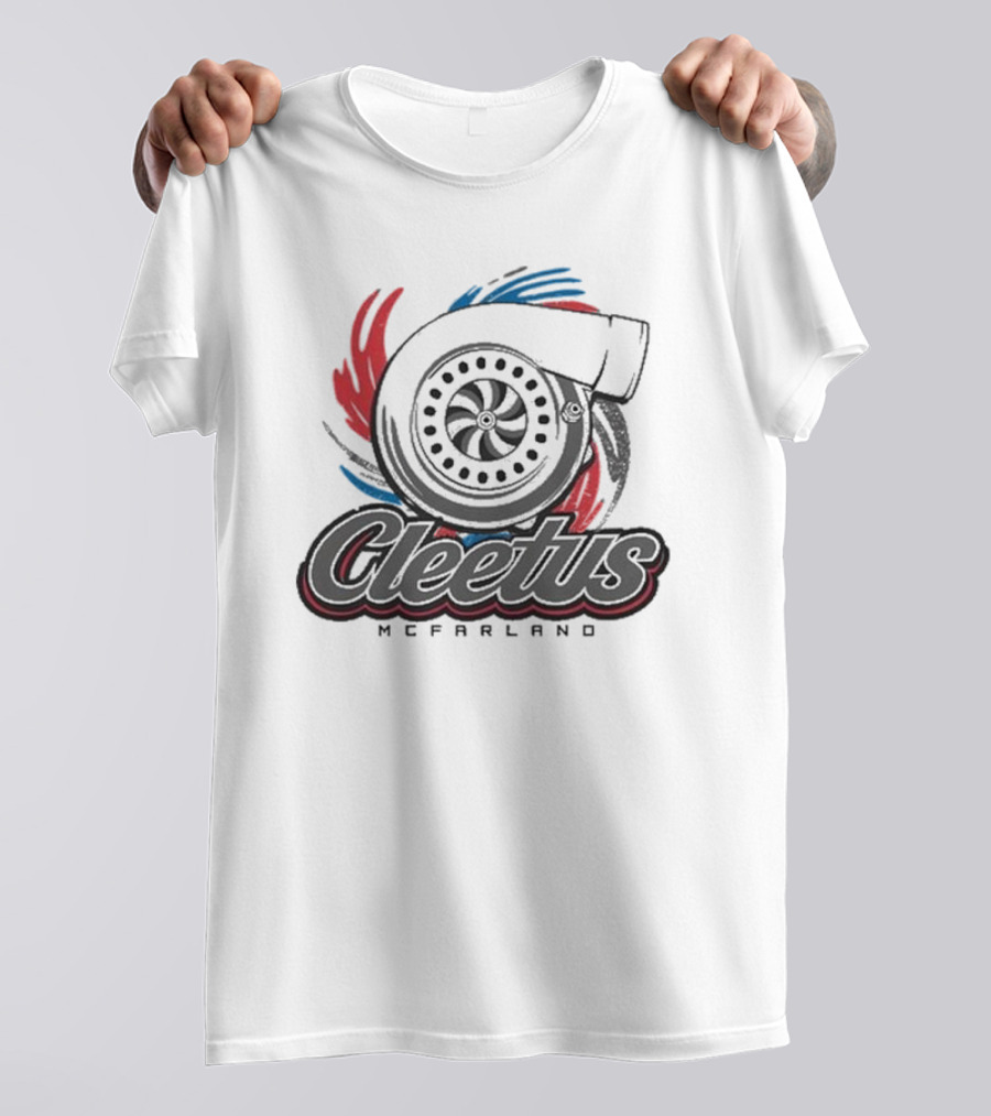 Cleetus Mcfarland Turbocharger Logo Cleetus Turbo T-Shirt