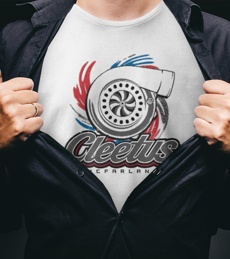 Cleetus Mcfarland Turbocharger Logo Cleetus Turbo T-Shirt