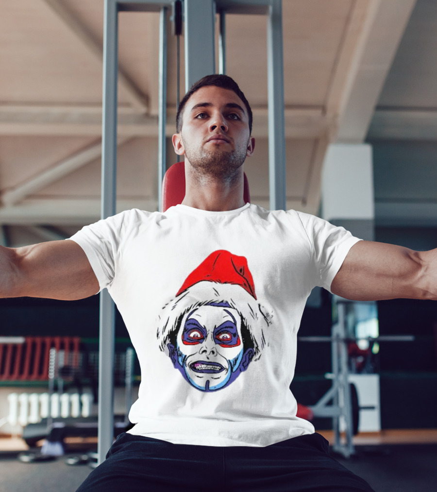 Danhausen Christmashausen Santa Face T-Shirt