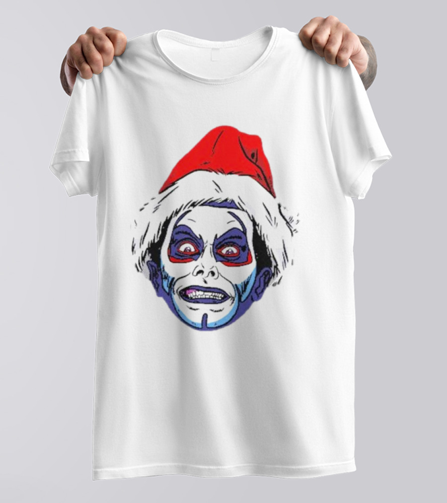 Danhausen Christmashausen Santa Face T-Shirt