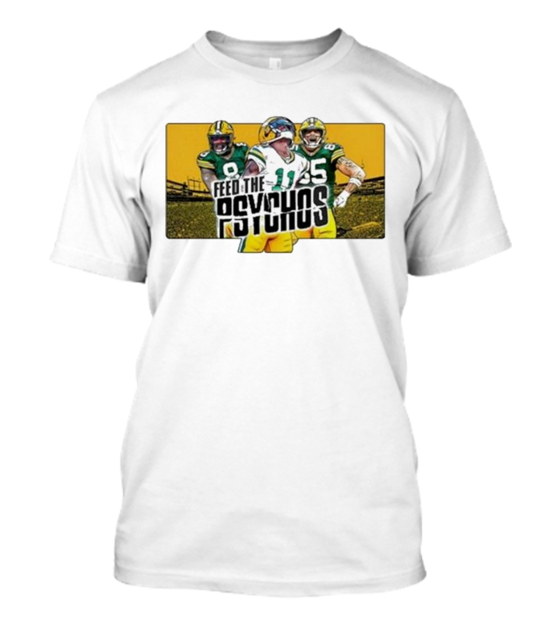 Feed The Psychos Packers Football Trio T-Shirt