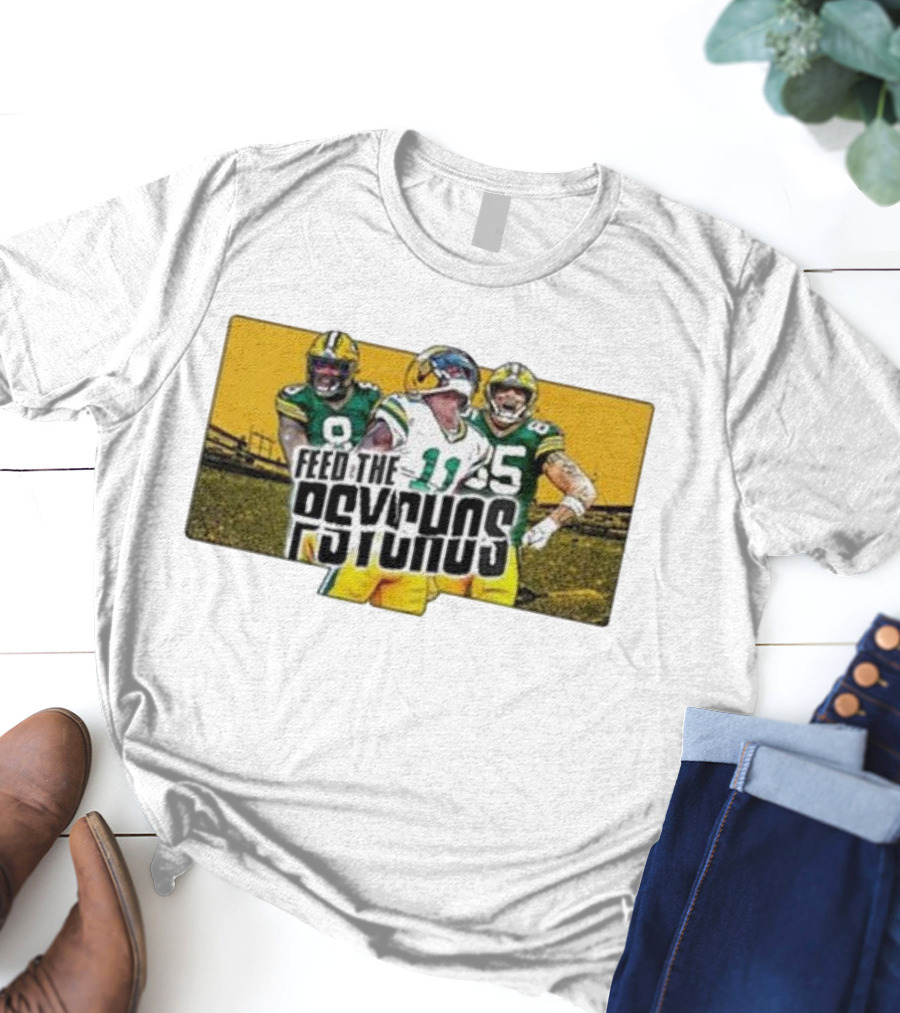 Feed The Psychos Packers Football Trio T-Shirt