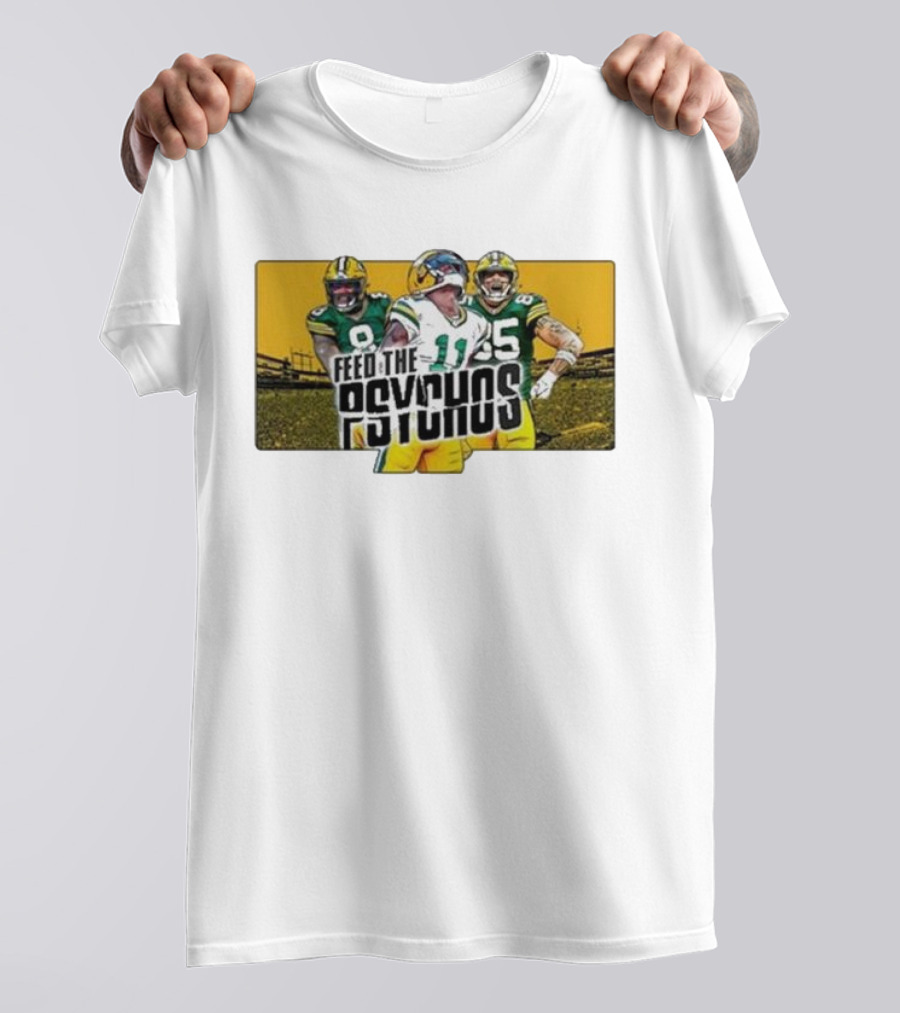 Feed The Psychos Packers Football Trio T-Shirt