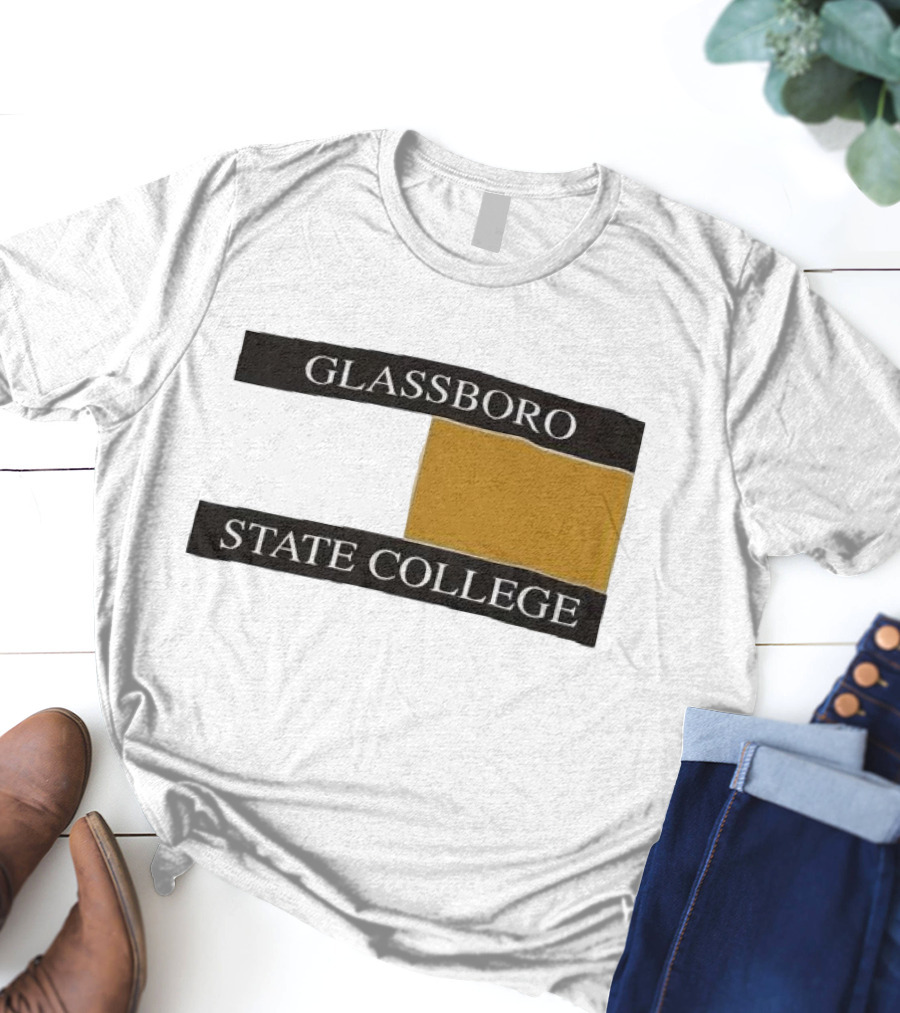 Glassboro State College Black And Gold Block T-Shirt