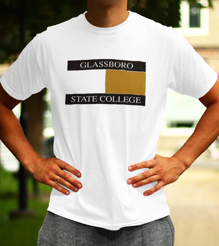 Glassboro State College Black And Gold Block T-Shirt