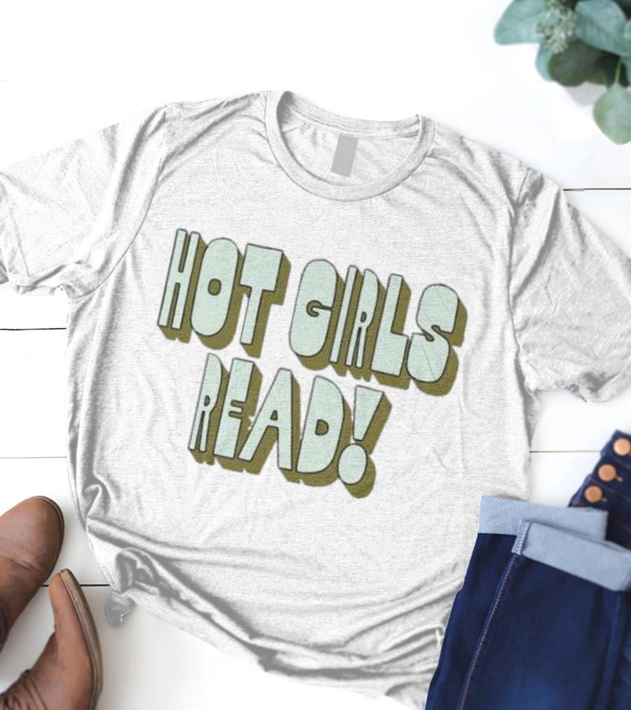 Hot Girls Read Ivory Allie Rose T-Shirt