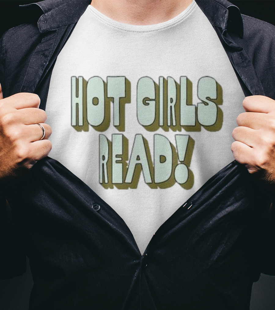 Hot Girls Read Ivory Allie Rose T-Shirt