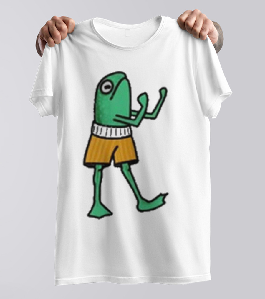 K45ink Frog Boxer Fighter In Shorts T-Shirt