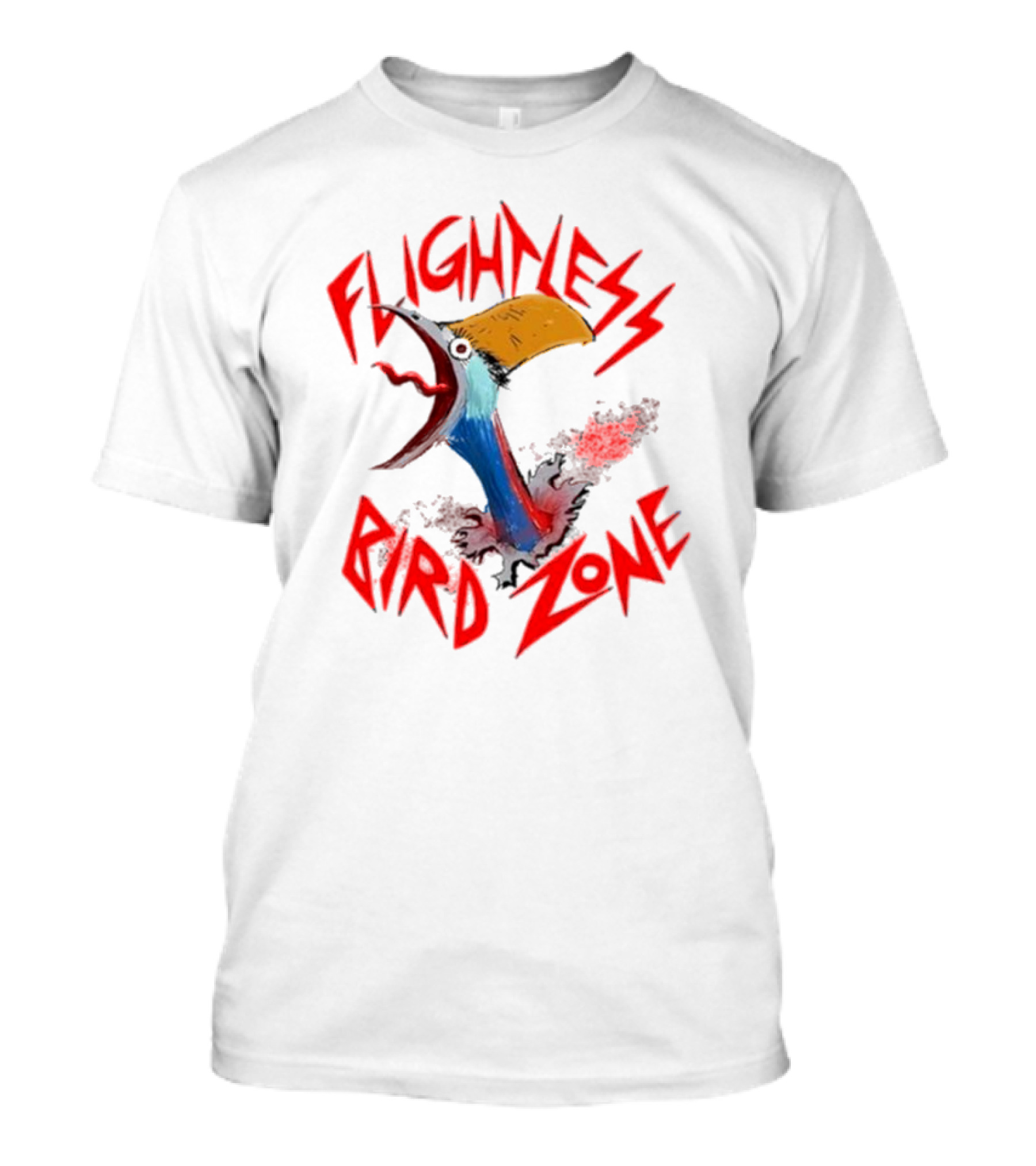 Three Bean Salad Podcast Flightless Bird Zone Kookaburra T-Shirt