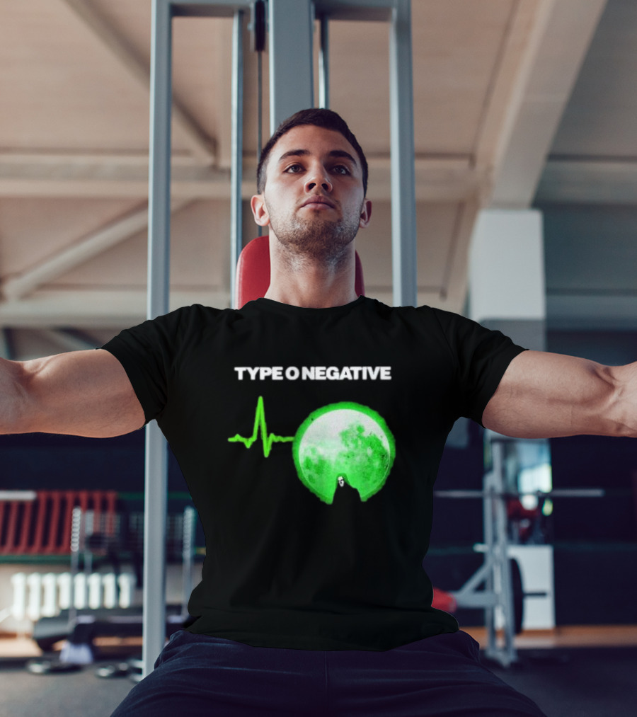 TYPE O NEGATIVE Green Moon Heartbeat T-Shirt
