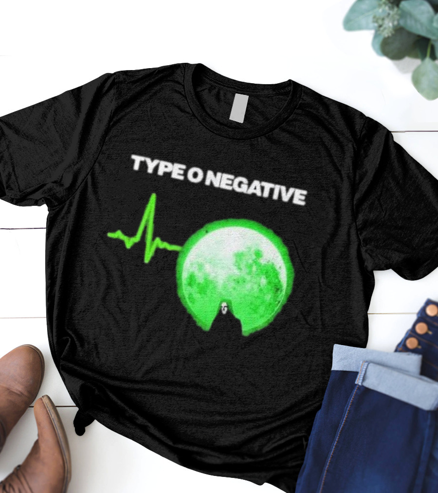 TYPE O NEGATIVE Green Moon Heartbeat T-Shirt
