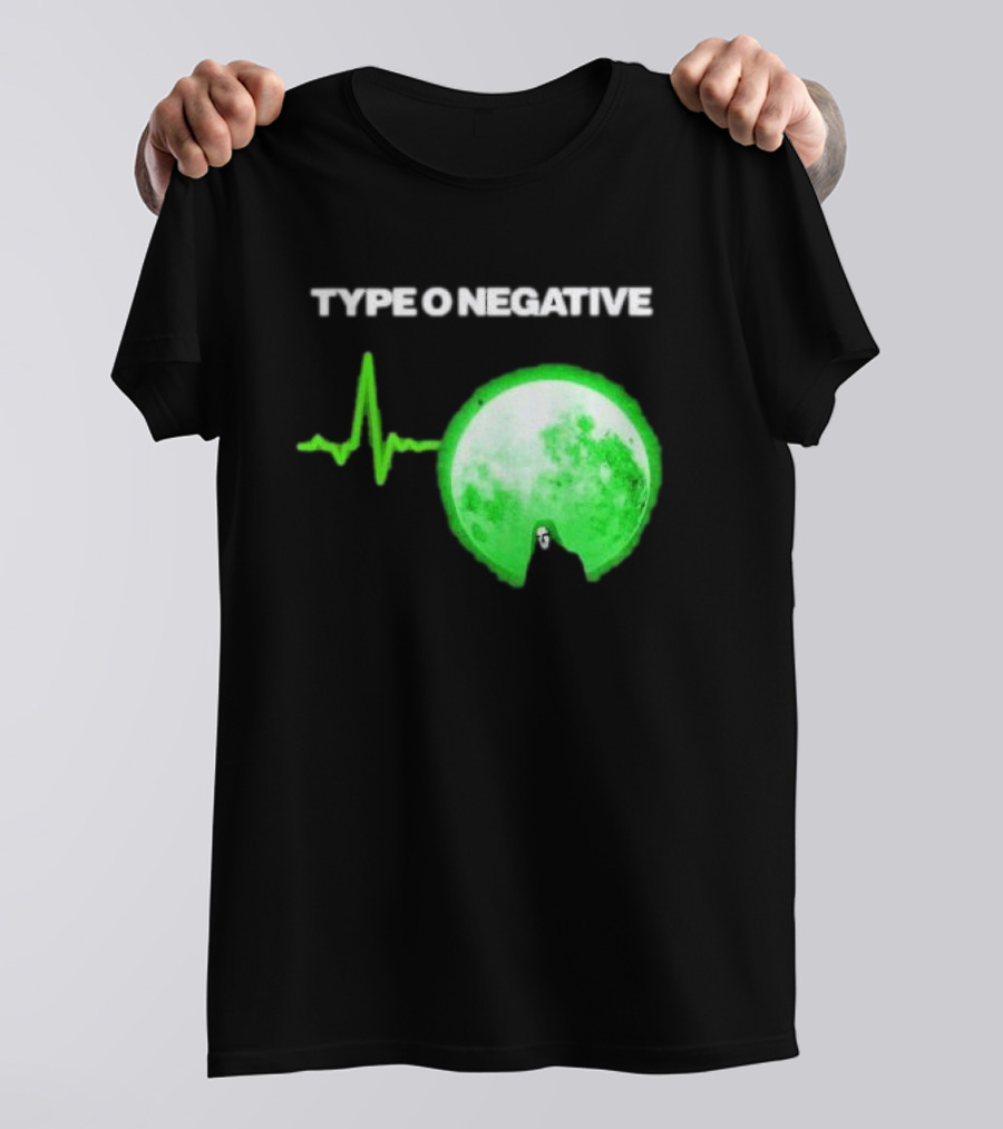 TYPE O NEGATIVE Green Moon Heartbeat T-Shirt