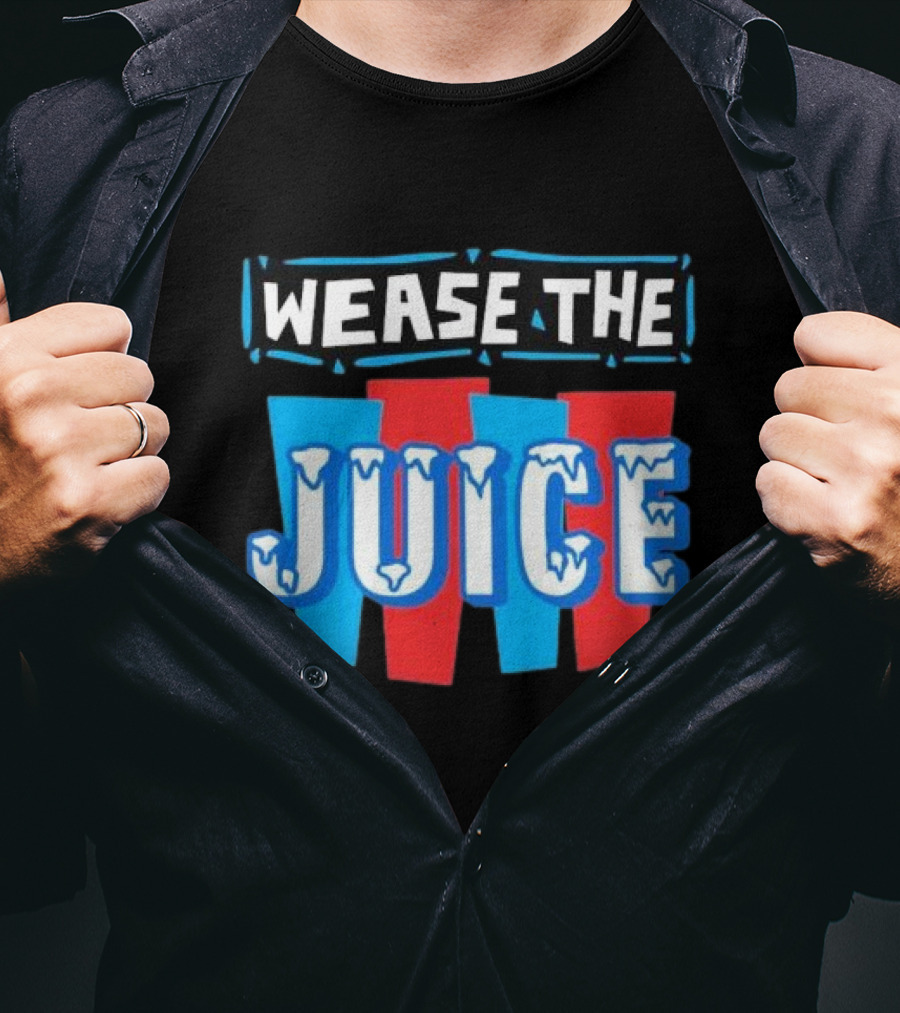 Wease The Juice 90s Style Retro Text T-Shirt