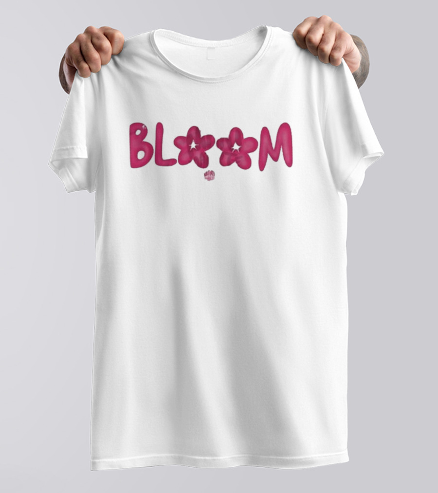 Bini Bloom Flower Lettering Lyrics T-Shirt
