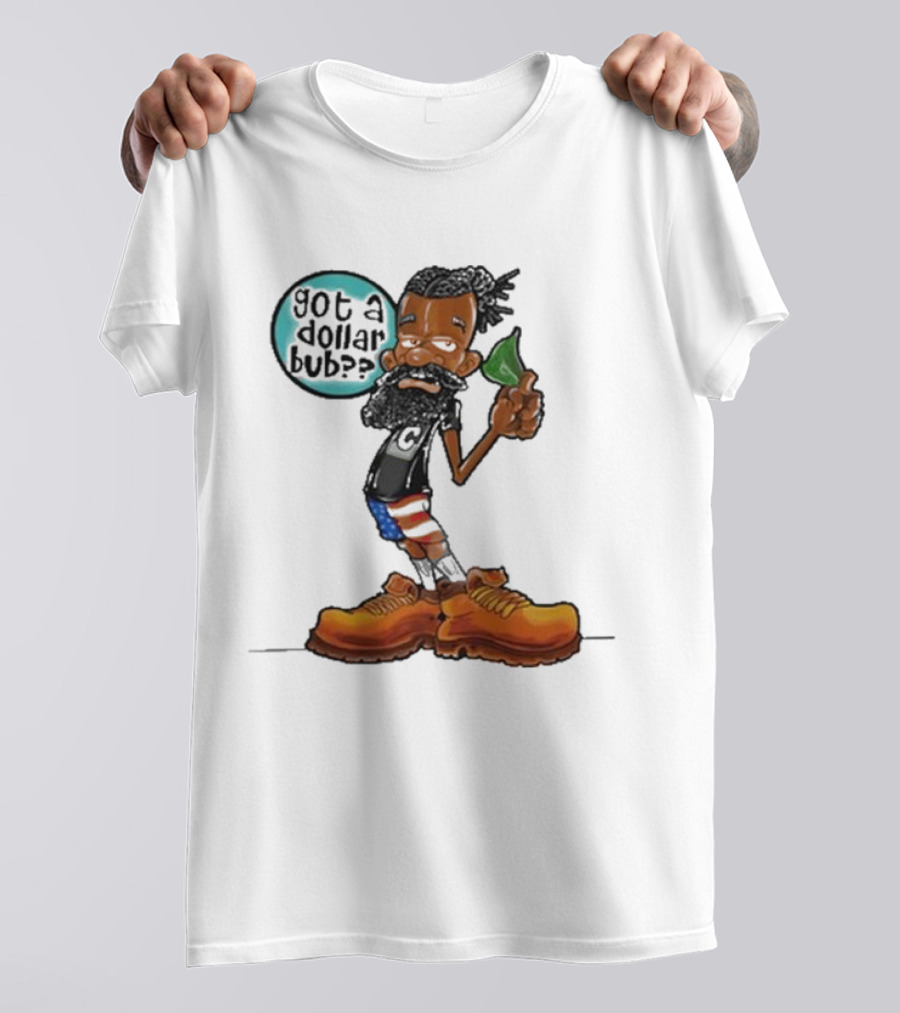 Got A Dollar Bub American Flag Pants Big Shoes T-Shirt