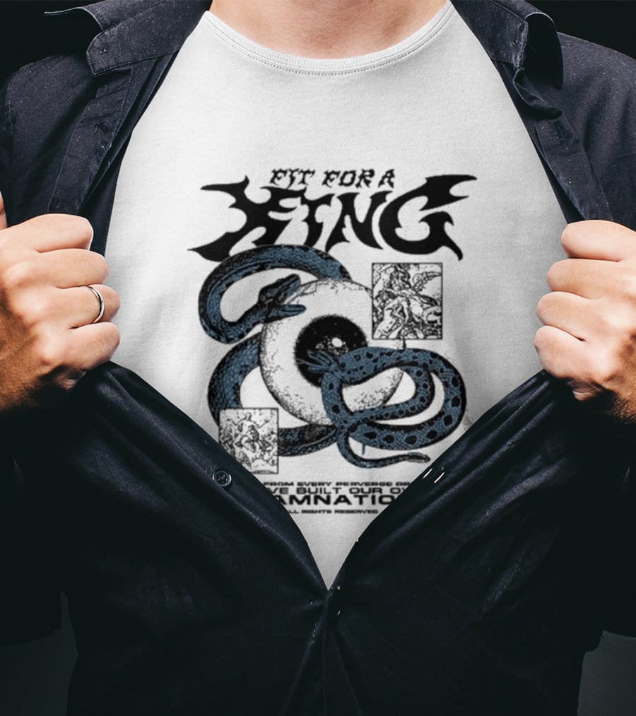 Fit For A King Snake Eyeball Born From Every Precious Dream Damnation T-Shirt