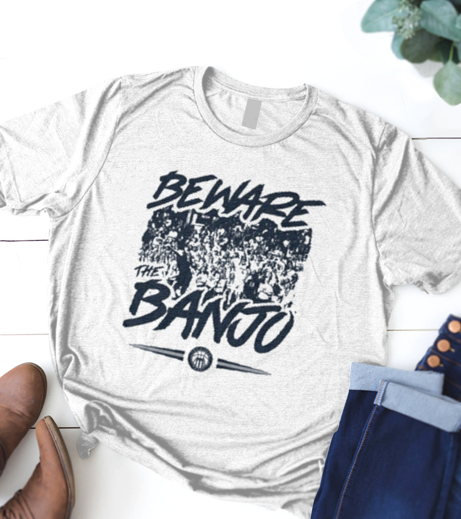 Two Rivers Trust Beware The Banjo Basketball Warning T-Shirt