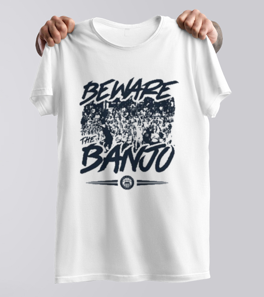 Two Rivers Trust Beware The Banjo Basketball Warning T-Shirt