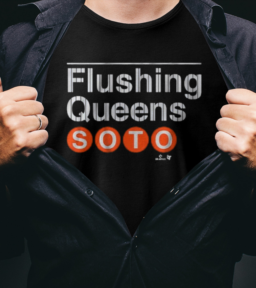Flushing Queens Soto Subway Platform Sign T-Shirt