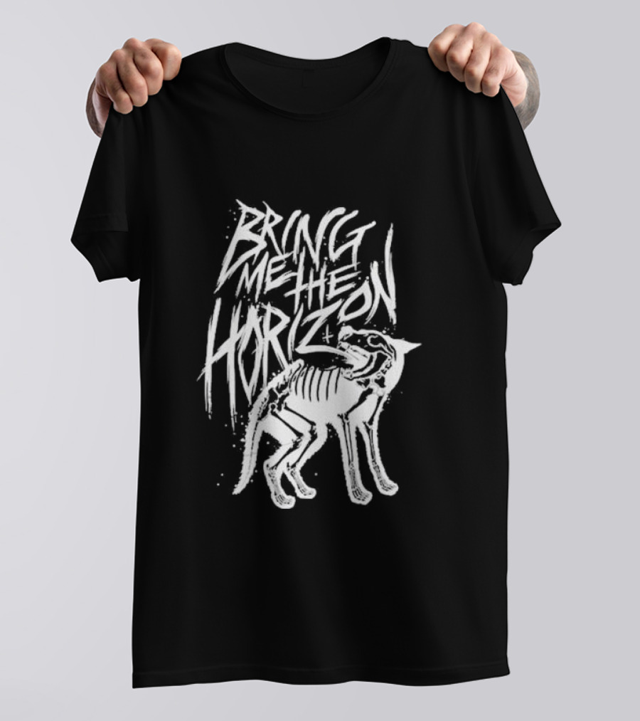 Bring Me The Horizon Cat Skeleton T-Shirt