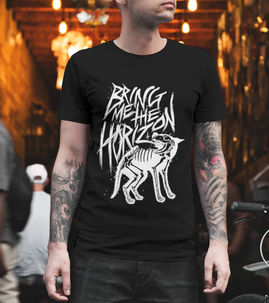Bring Me The Horizon Cat Skeleton T-Shirt